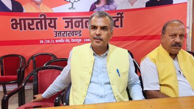 सुरेश जोशी मुख्य प्रवक्ता भाजपा उत्तराखंड